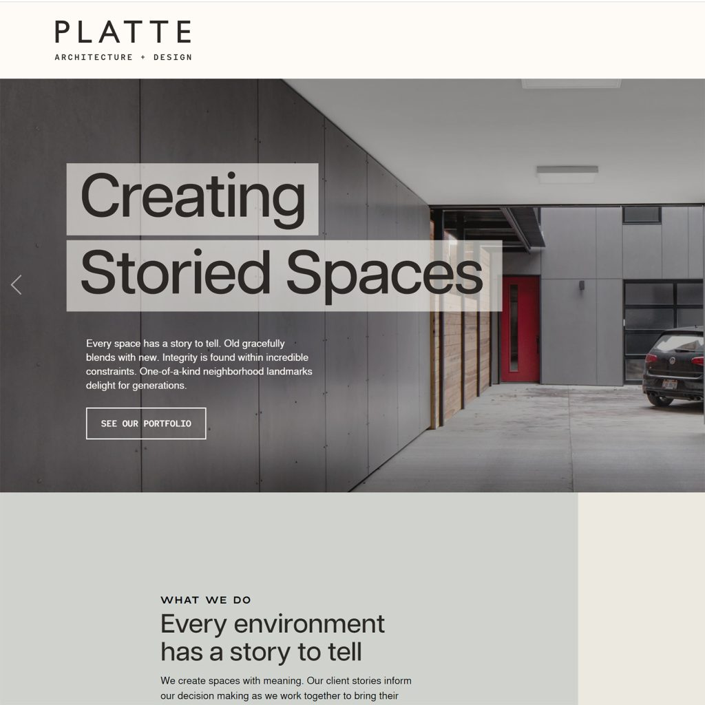 Platte - Design